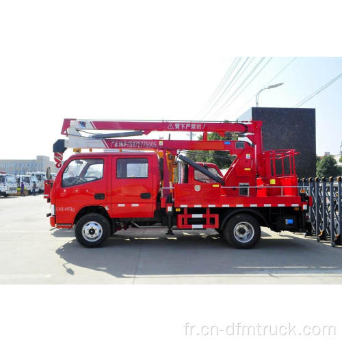 Camion à plate-forme de travail aérien avec flèches articulées